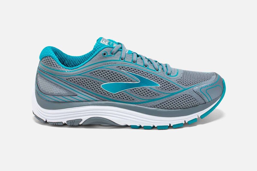 Brooks Dyad 9 Womens UK - Road Running Shoes - Grey/Blue 185-OXTYAR